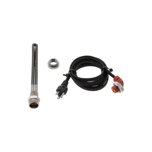 Zerostart Oil Pan Heater 450W 120V, 1/2in. Npt, Water/Oil, Stainless